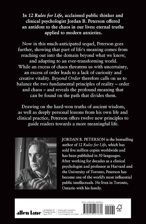 Beyond Order: 12 More Rules for Life by Jordan B. Peterson (Paperback)