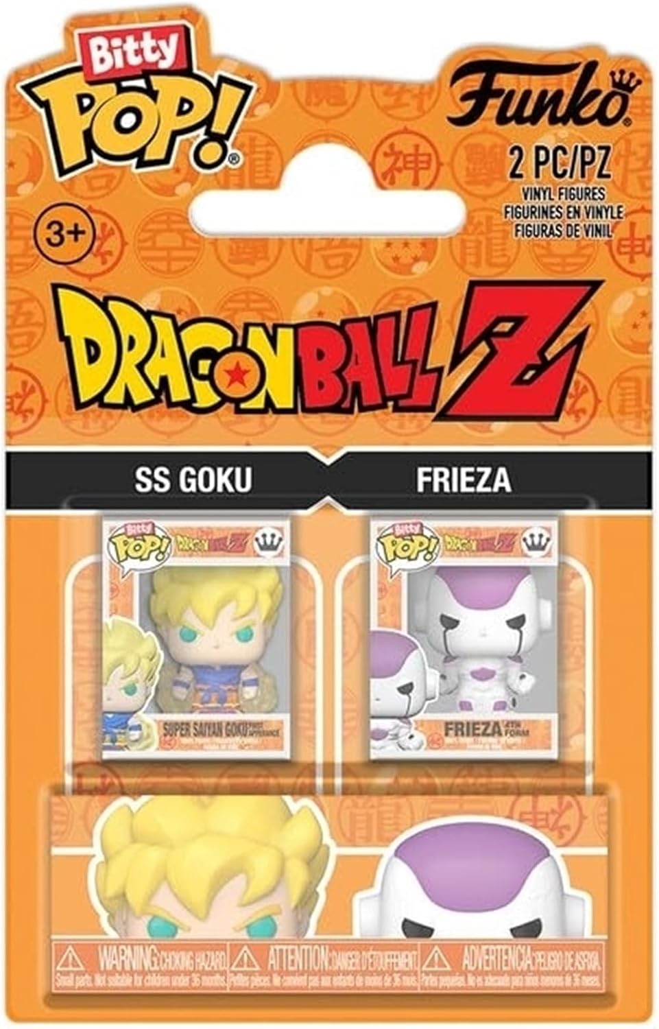 Original Funko Bitty Pop! Dragon Ball Z - SS Goku & Frieza (ultra-mini)