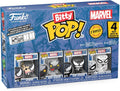 Original Funko Bitty Pop! Marvel - Venom & Anti Venom 4 Pack (ultra-mini)