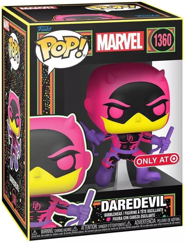 Original Funko Pop! Marvel - Daredevil Black Light Daredevil #1360