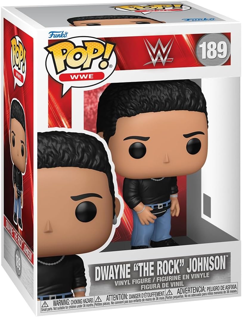 Original Funko Pop! WWE - Dwayne "The Rock" Johnson #189