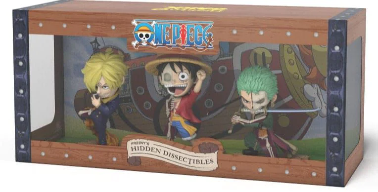 Mighty Jaxx One Piece - Series 1 Freeny's Hidden Dissectibles 3 Pack Window Box