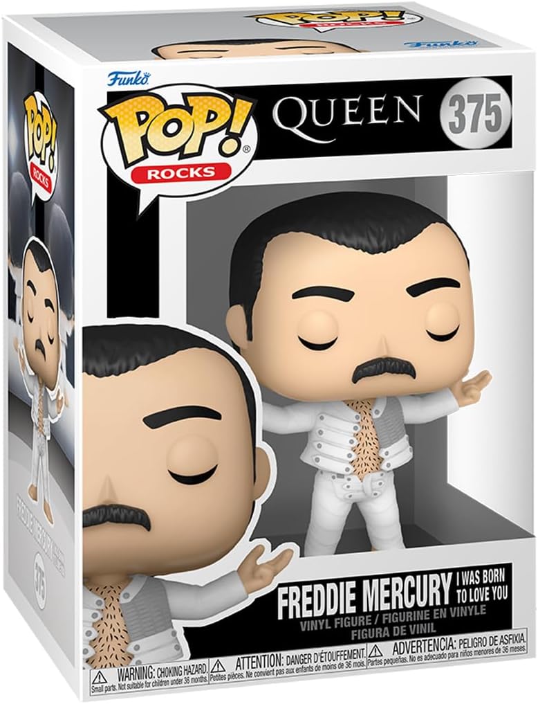 Original Funko Pop! Queen - Freddie Mercury #375 (I Was Born To Love You)
