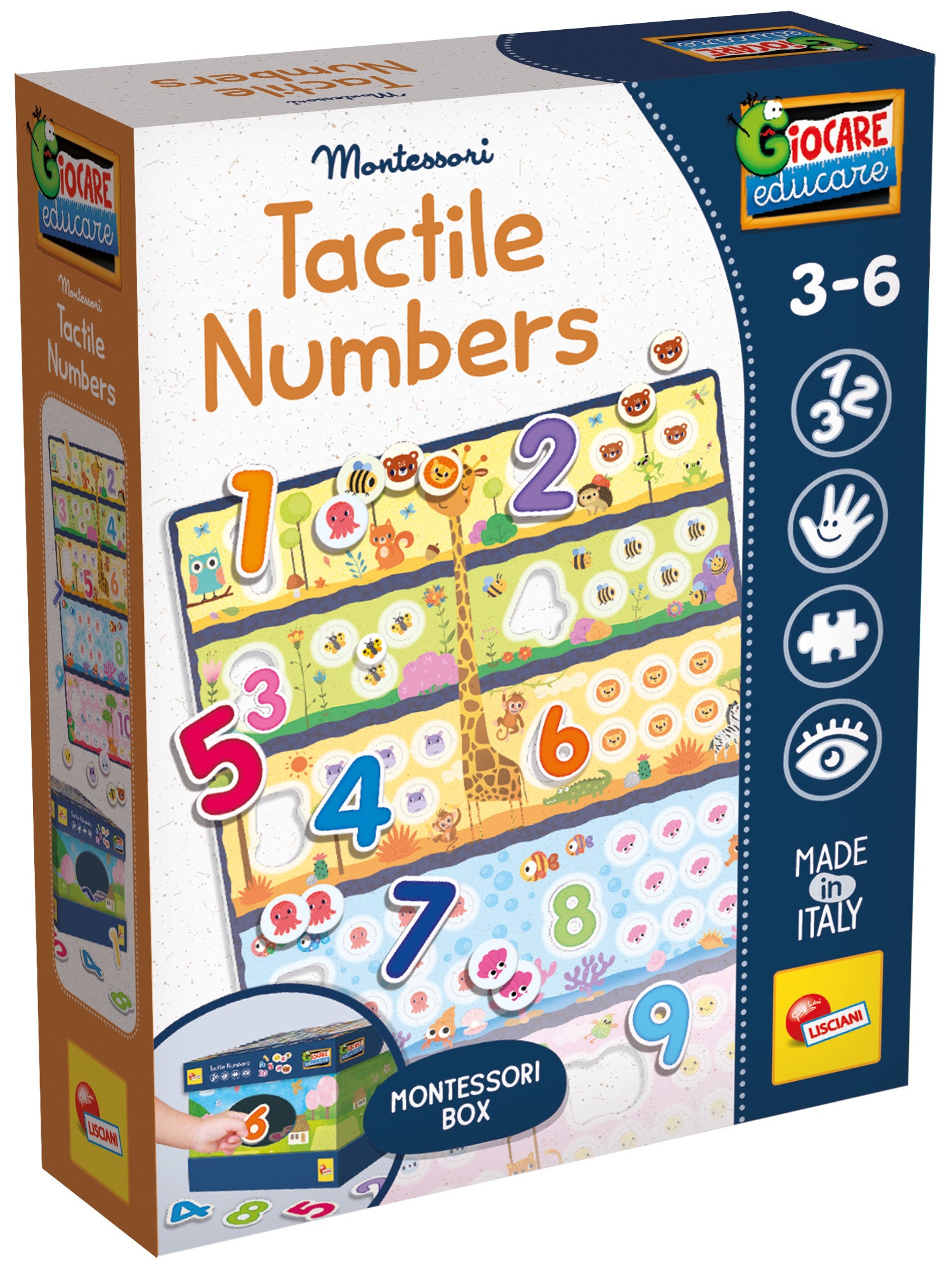 Montessori (Educare) - Tactile Numbers