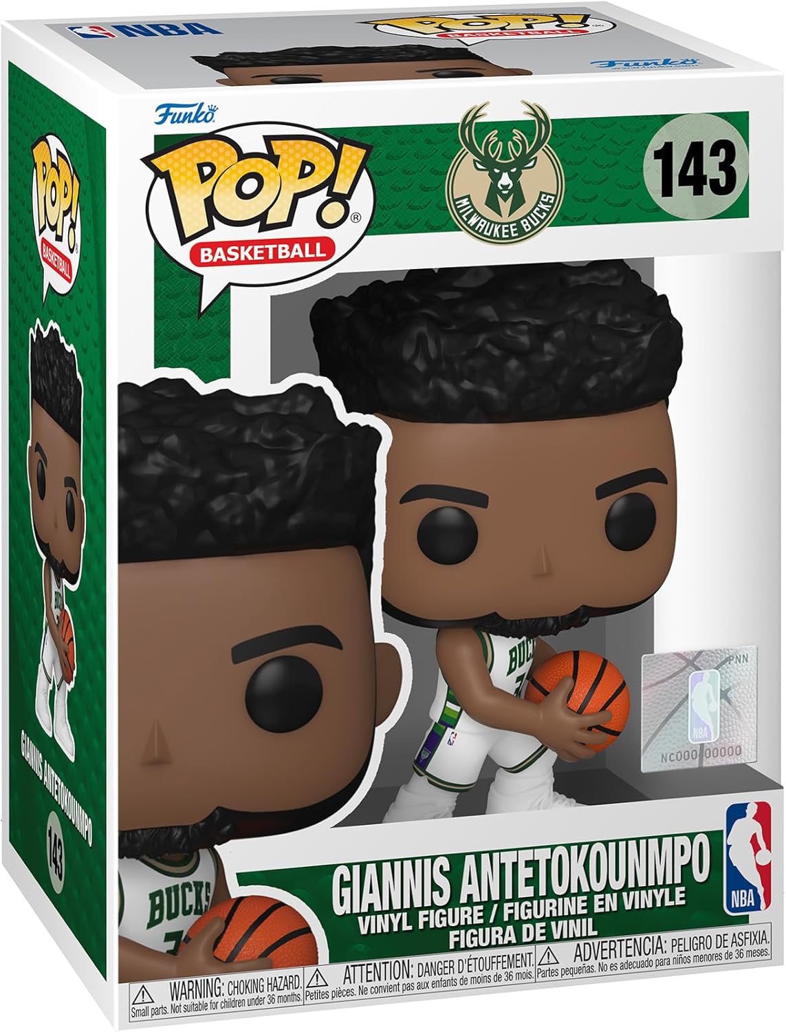 Original Funko Pop! NBA - Giannis Antetokounmpo (Bucks) #143