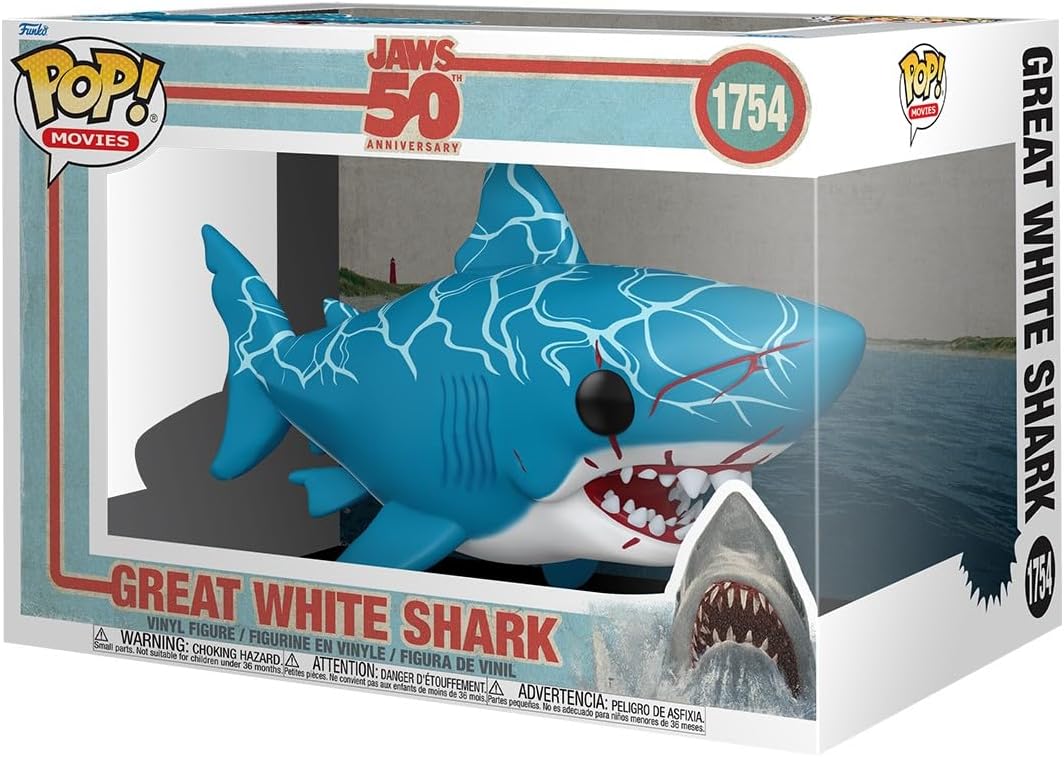 Original Funko Pop! Jaws 50th Anniversary - Great White Shark #1754