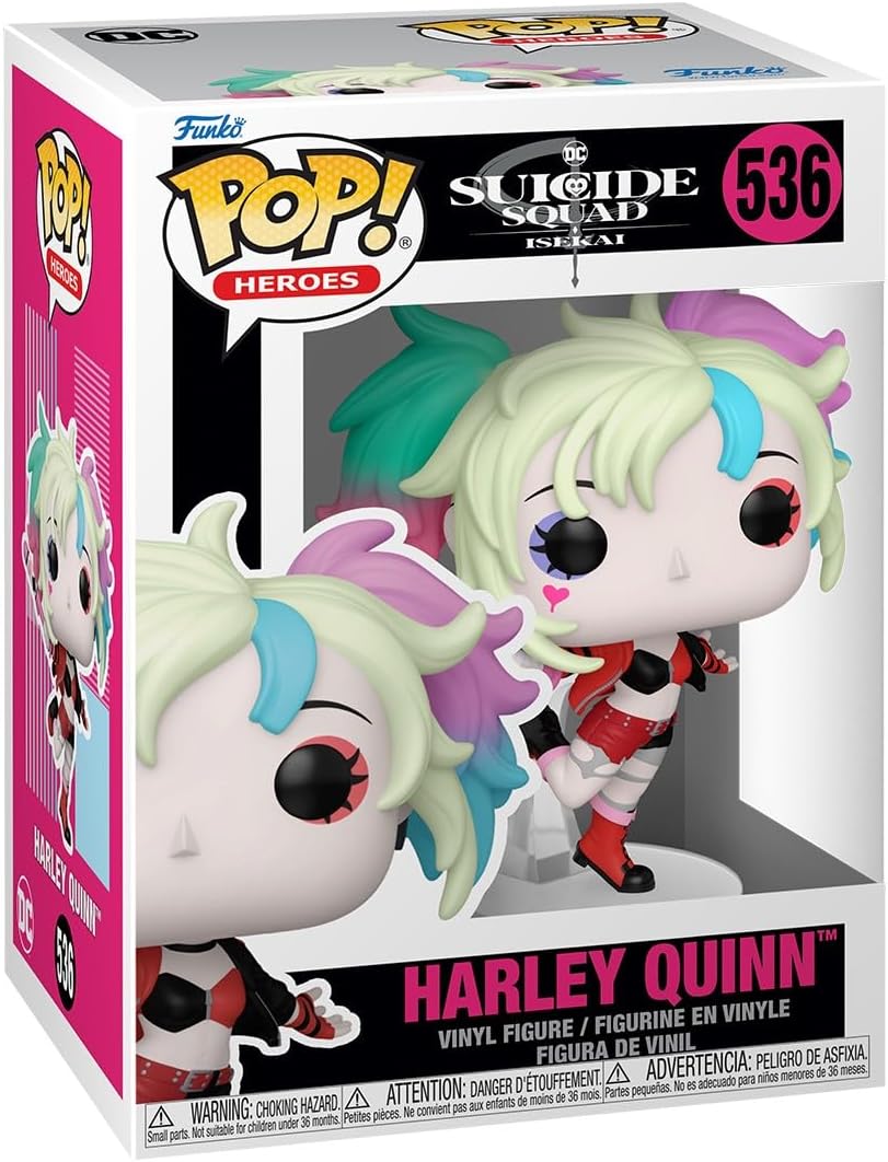 Original Funko Pop! Suicide Squad Isekai - Harley Quinn #536
