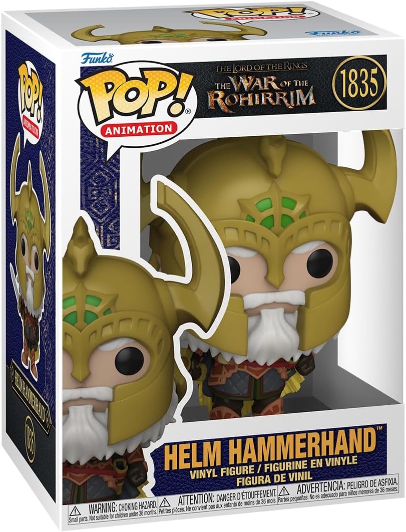 Original Funko Pop! Lord Of The Rings The War of the Rohirrim - Helm Hammerhand #1835