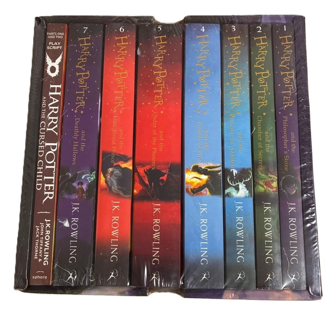Bloomsbury Harry Potter 8 Book Complete Box Set by J.K. Rowling (Paperback)