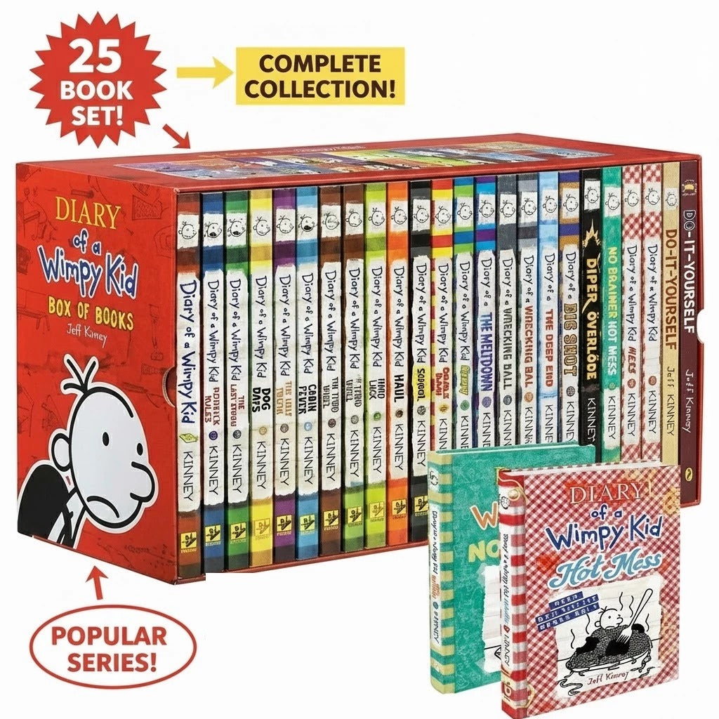 Diary Of A Wimpy Kid - 25 Book Set (Paperback)