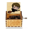Harry Potter Wooden Music Box - Beige HP Painted