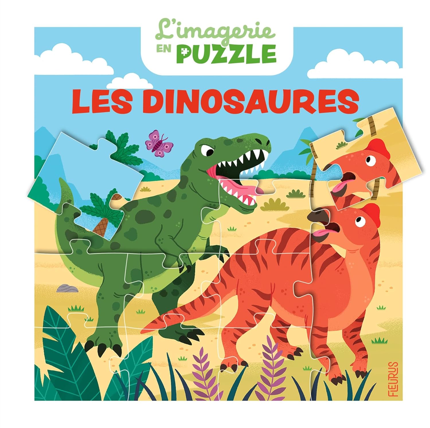 Fleurus L'imagerie En Puzzle - Les Dinosaures