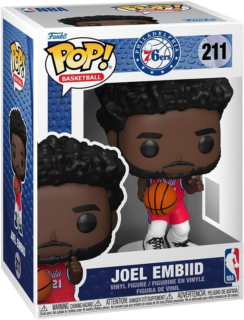 Original Funko Pop! NBA - Joel Embiid (76ers) #211