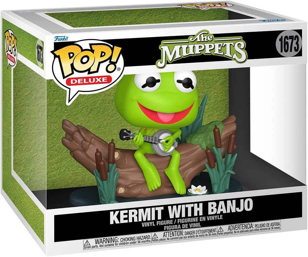Original Funko Pop! Disney - Kermit with Banjo #1673