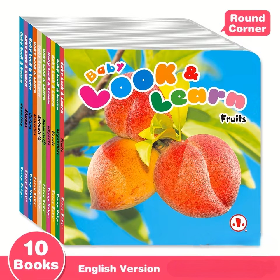 Baby Look & Learn 10 Mini Book Set - My First Learning Library