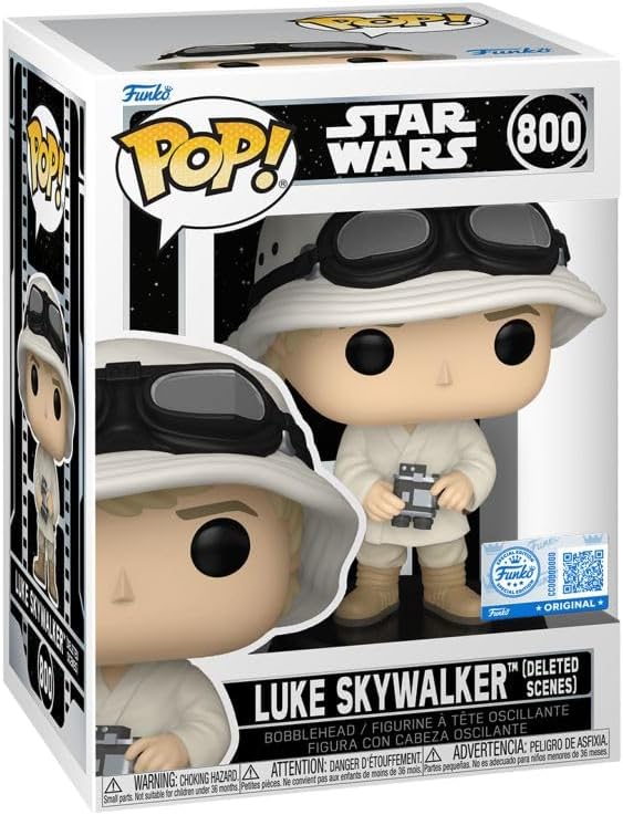 Original Funko Pop! Star Wars - Deleted Scenes Luke Skywalker #800