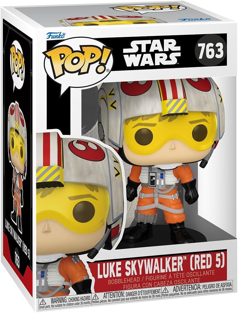 Original Funko Pop! Star Wars - Luke Skywalker (Red 5) #763