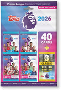 Topps Premier League 2026 - Mega Multipack (40 Cards + 3 Limited Edition)