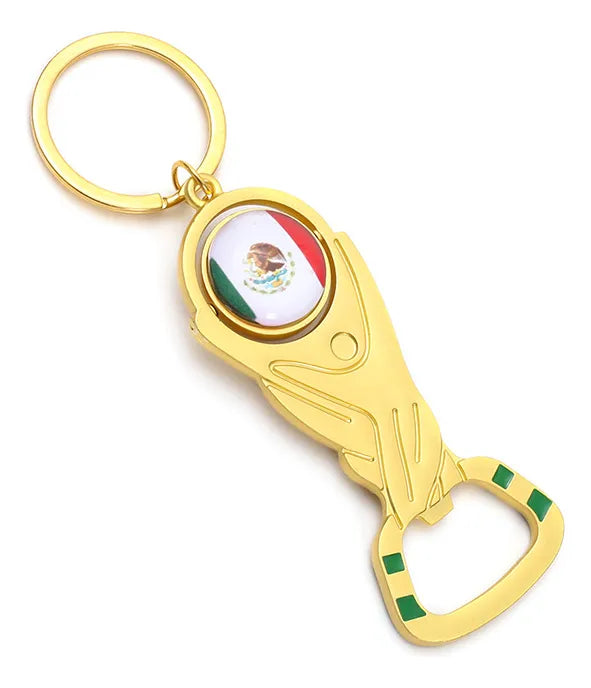 Mexico National Team Official Trophy Bottle Opener Keychain