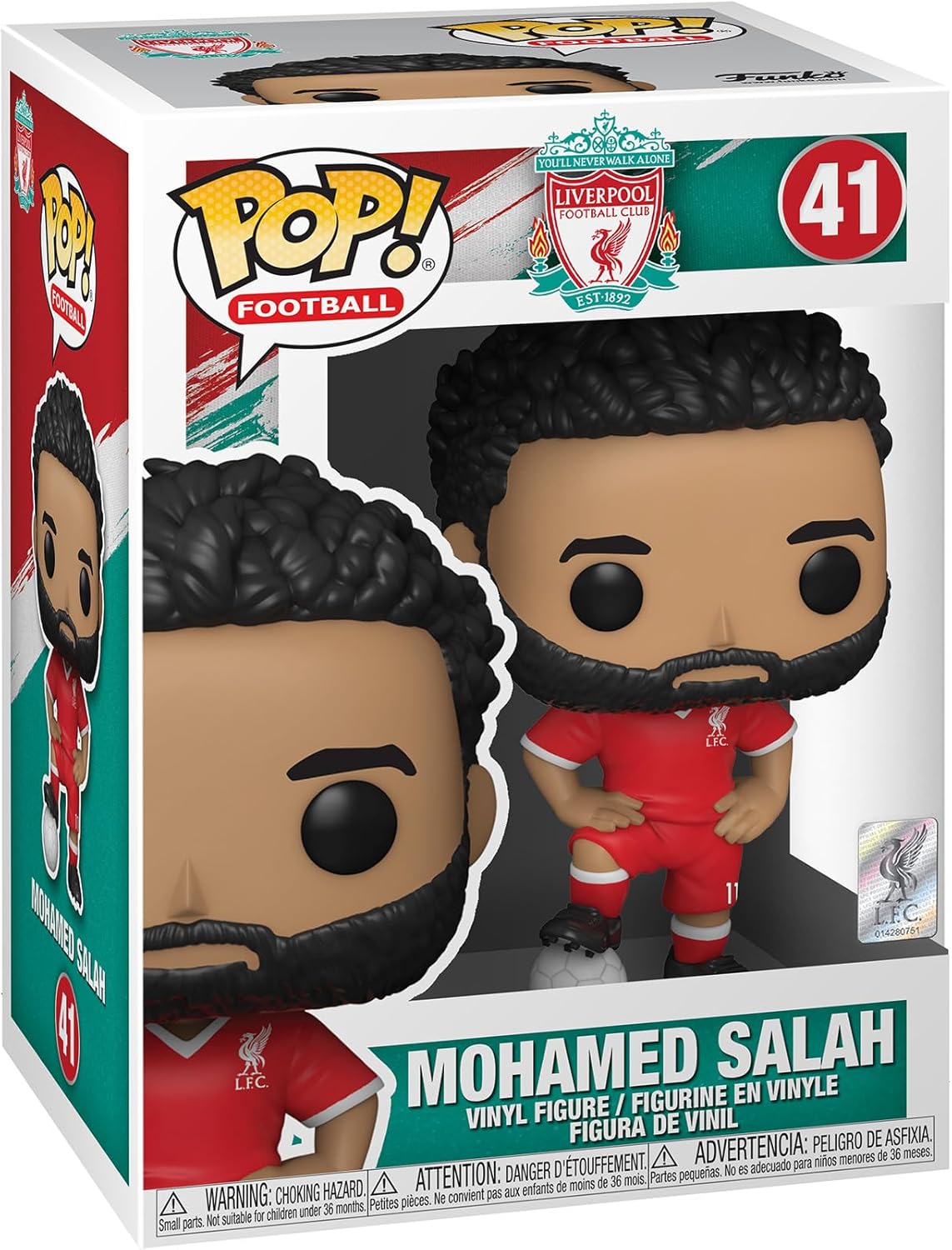 Original Funko Pop! Liverpool FC - Mohamed Salah #41