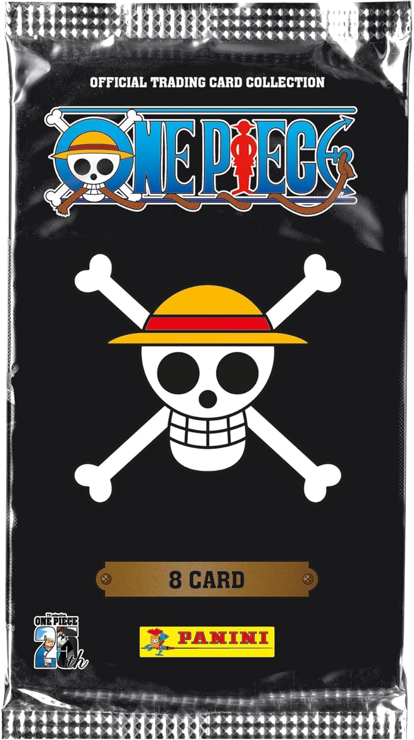 Panini One Piece - Official Trading Cards (1 Pack Containing 8 Cards)