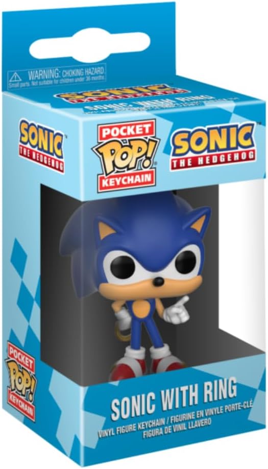 Original Funko Pocket Pop! Keychain - Sonic with Ring