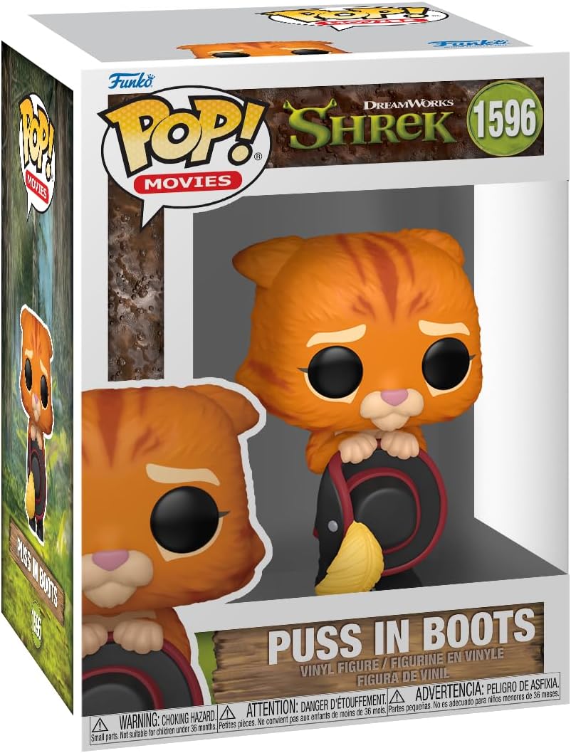 Original Funko Pop! Movies - Puss in Boots #1596