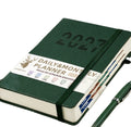 Dark Green 2027 Daily & Monthly Planner Pro