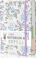 Floral Lined Notebook