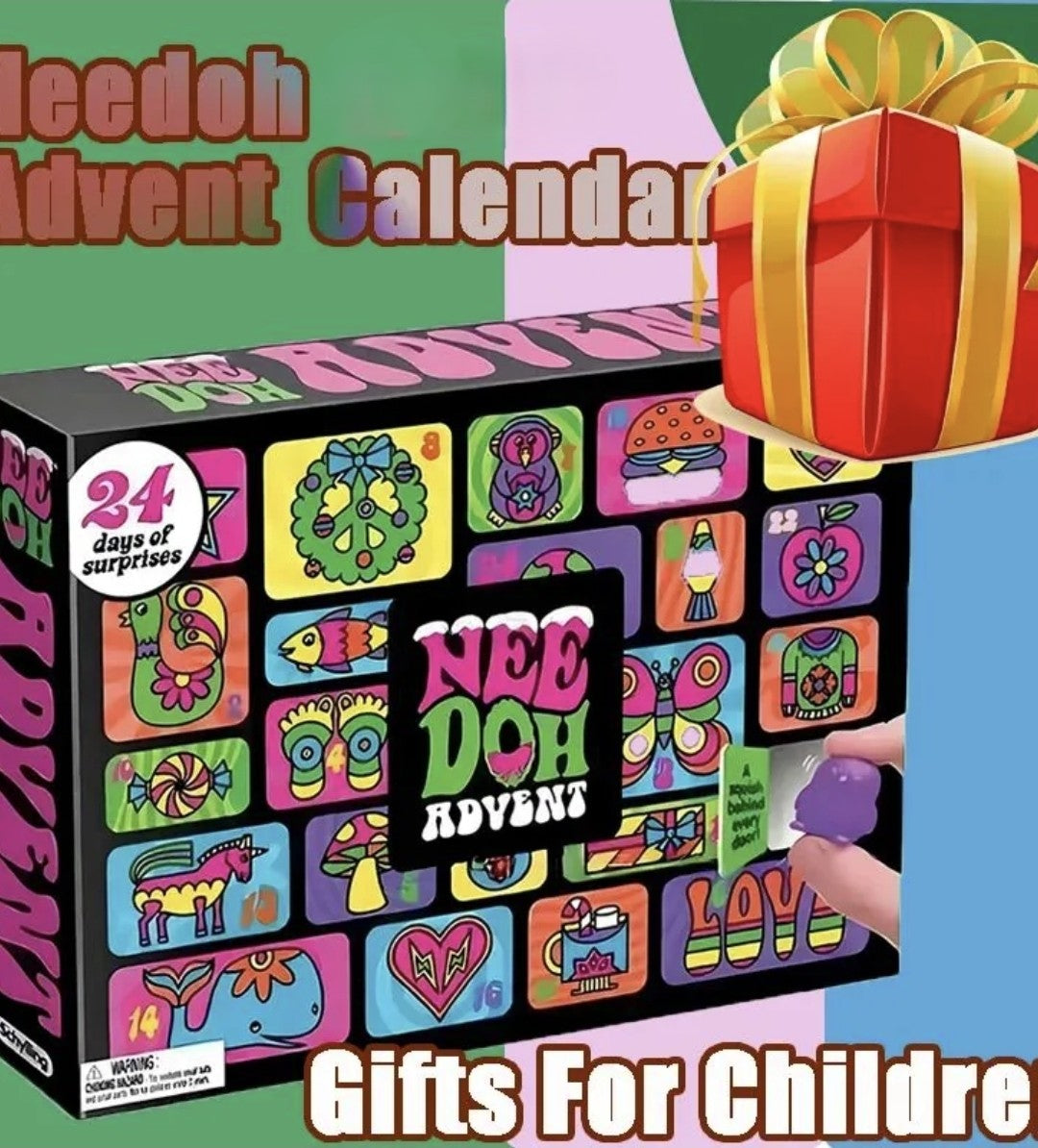 NeeDoh 2025 Squishy Toys Advent Calendar