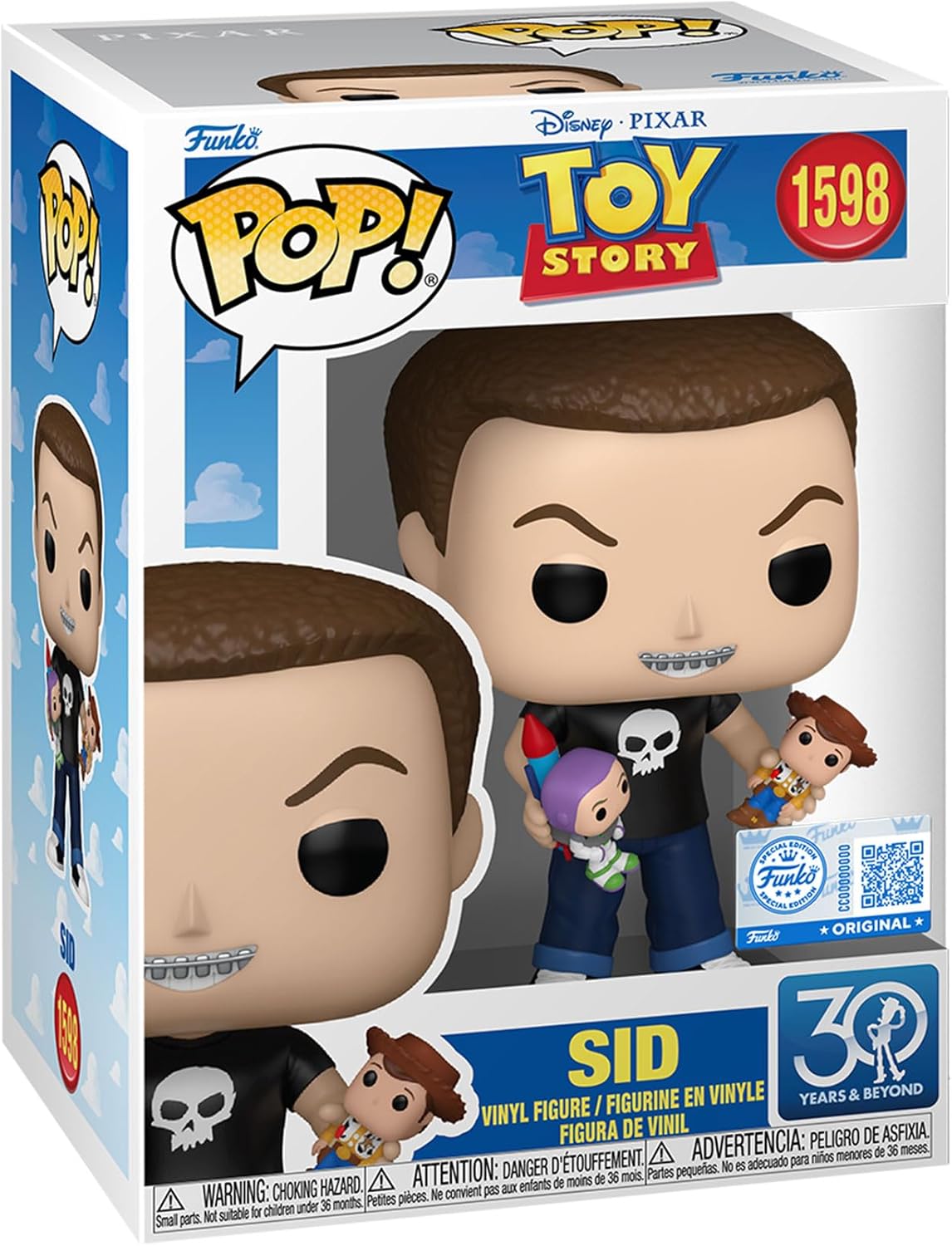 Original Funko Pop! Disney - Toy Story Sid #1598