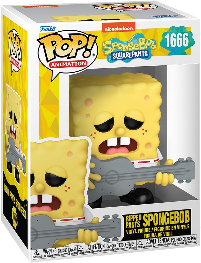 Original Funko Pop! Sponge Bob - SquarePants Ripped Pants Sponge Bob #1666