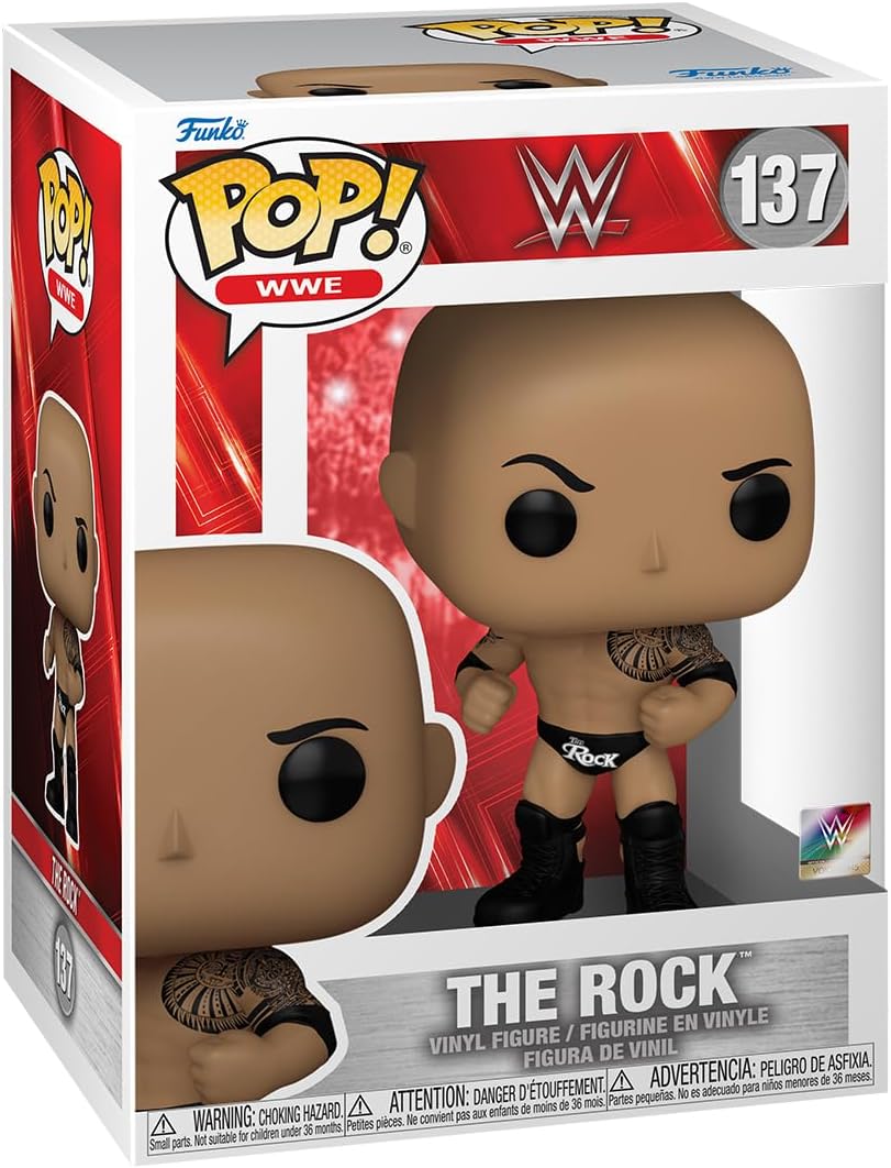 Original Funko Pop! WWE - The Rock #137