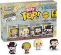 Original Funko Bitty Pop! One Piece - Usopp, Kaya & Kuro 4 Pack (ultra-mini)